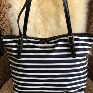 Kate Spade Nylon zip top tote